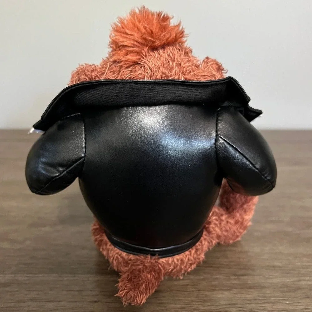 Hallmark Looney Tunes Tasmanian Devil Biker Taz Plush Faux Leather Jacket